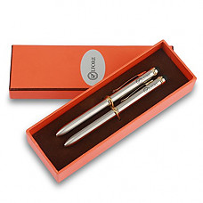 [해외]Stylus, 2 in 1 Design Slim Capacitive Stylus and Ballpoint Pens for Universal Touch Screens Devices for iPhone, iPad, Android, Smartphones, Tablet PC with Gift Box-2Pack(Stainless Steel Silver)