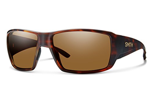 [해외]Smith Guides Choice Chroma Pop Glass Polarized Sunglasses, Matte Havana