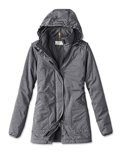 [해외]오비스 Womens Travel Insulated Stretch Jacket, Medium Gray
