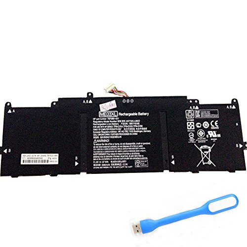 [해외]Binger New ME03XL Replacement Laptop battery for for HP Stream 11 13-C010NR Notebook 787089-541 787521-005 HSTNN-UB6M 13-C010NR （11.4V 37WH）
