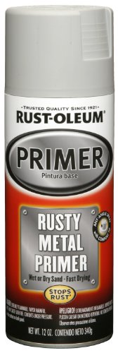 [해외]Rust-Oleum 249331 Automotive 12-Ounce Rust Metal Primer Spray Paint, Light Gray
