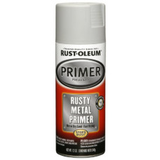 [해외]Rust-Oleum 249331 Automotive 12-Ounce Rust Metal Primer Spray Paint, Light Gray