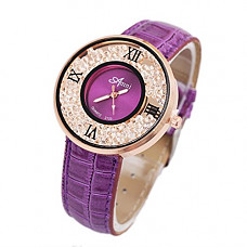 [해외]START Women Serpentine Pattern Quicksand Wrist Watch- Purple