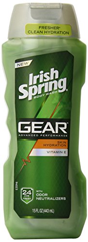 [해외]Irish Spring Gear Body Wash, Hydrating, 15 Fl. Ounce