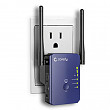 [해외]Coredy Upgraded 300Mbps Mini WiFi Extender/Wi-Fi Range Extender/Wireless Repeater/Internet Signal Booster with External Antennas, Compatible with Alexa, Extends WiFi to Smart Home & Alexa Devices