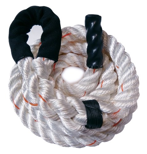 [해외]The550CordShop White PolyDac Climbing Rope, 1.5-Inch x 15-Feet