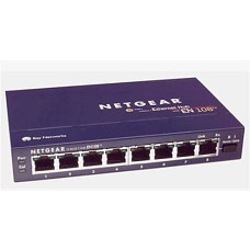 [해외]Netgear EN-108TP 10-Base T-Ethernet Hub 8-Port