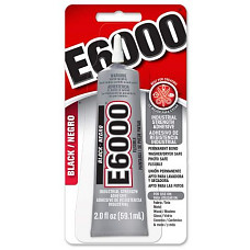 [해외]Eclectic Products E6000 237039 Multipurpose Adhesive, Black, 2 oz