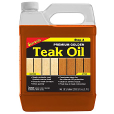 [해외]Star Brite Premium Golden Teak Oil - STEP 3-1 gal
