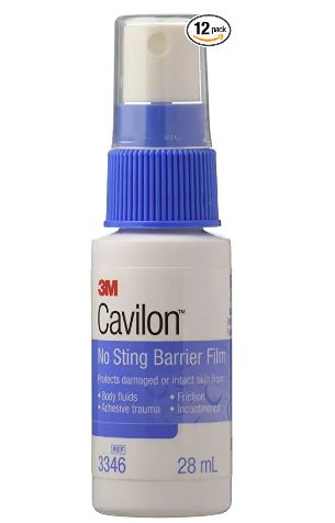 [해외]3M Health Care 3346 Cavilon No Sting Barrier Film, Pump Spray Bottle, 28 mL Capacity (Pack of 12)