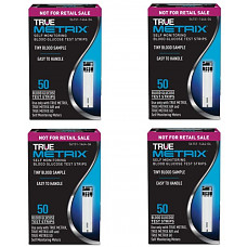 [해외]True Metrix 혈당 테스트 스트립 Blood Glucose Test Strips (4 x 50ct)