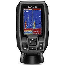 [해외]Garmin Striker 4 with Transducer, 3.5" GPS Fishfinder with CHIRP Traditional Transducer