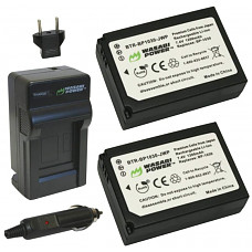 [해외]와사비 Power 배터리 (2-Pack) and Charger for 삼성 BP1030, BP1130, ED-BP1030 and 삼성 NX200, NX210, NX300, NX1000, NX1100, NX2000