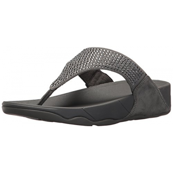 핏플랍 스웨드 FitFlop Rokkit In Suede - Silver Nova