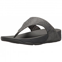 핏플랍 스웨드 FitFlop Rokkit In Suede - Silver Nova