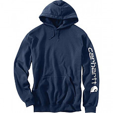 칼하트 미드웨이트 슬리브 로고 후드티 Carhartt Men's Midweight Sleeve Logo Hooded Sweatshirt (Regular and Big & Tall Sizes)