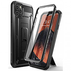 SUPCASE 유니콘 아이폰 11프로 케이스 Unicorn Beetle Pro Series Case Designed for iPhone 11 Pro 5.8 Inch 2019, Built-In Screen Protector Full-Body Rugged Holster Case (Black)