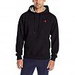[해외] 챔피온 후드티 Champion Men's Powerblend Fleece Pullover Hoodie - Black/Team Red Scarlet Embroidered C Logo