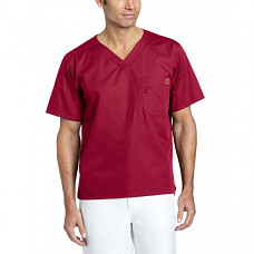 [해외] 칼하트 스크럽 Carhartt Men's Ripstop Utility Scrub Top - Wine