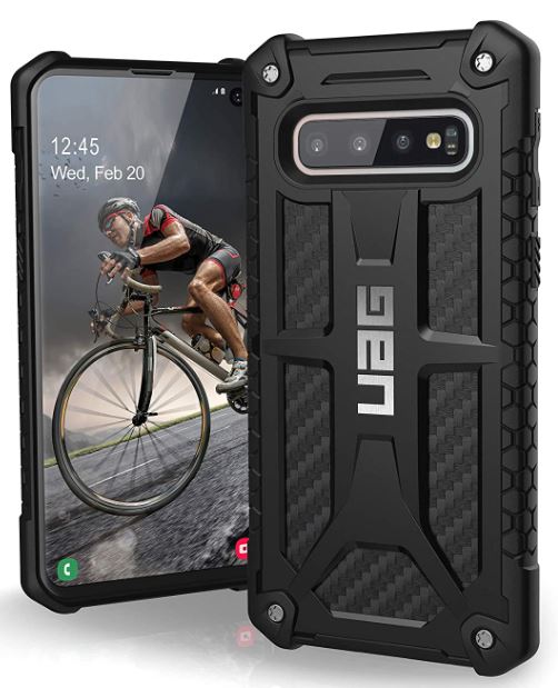 [해외] UAG 유에이지 갤럭시 S10 케이스 Samsung Galaxy S10 [6.1-inch Screen] Monarch [Carbon Fiber] Military Drop Tested Phone Case