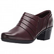 [해외] 클락스 여성 가이드 펌프 CLARKS Women's Emslie Guide Pump - Burgundy Leather