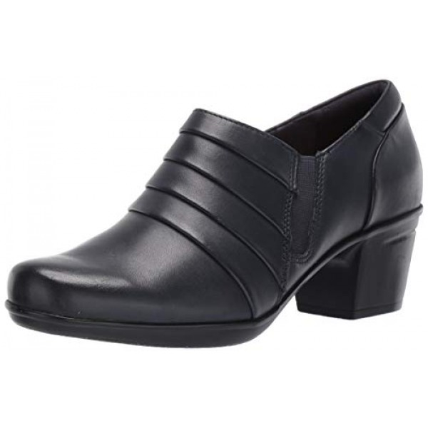 [해외] 클락스 여성 가이드 펌프 CLARKS Women's Emslie Guide Pump - Navy Leather