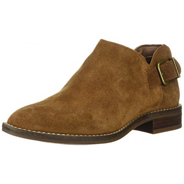[해외] 클락스 여성 앵클 부츠 CLARKS Women's Camzin Pull Ankle Boot - Tan Suede