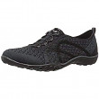 [해외] 스케쳐스 여성 스포츠 패션 스니커즈 Skechers Sport Women's Breathe Easy Fortune Fashion Sneaker - Black Knit