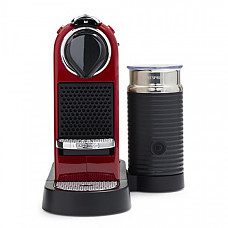 [해외] 네스프레소 에스프레소 커피머신 Nespresso C122-US-CR-NE Citiz & Milk Espresso Machine, Red