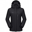 [해외] 카멜 크라운 여성 방수 스키 자켓 CAMEL CROWN Women’s Mountain Snow Waterproof Ski Jacket Detachable Hood Windproof Fleece Parka Rain Jackt Winter Coat - New Black
