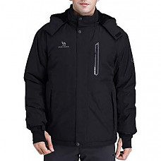[해외] 카멜 크라운 남성 방수 후드 자켓 CAMEL CROWN Men's Mountain Snow Waterproof Ski Jacket Detachable Hood Windproof Fleece Parka Rain Jacket Winter Coat