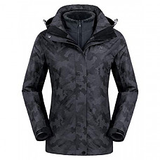 [해외] 카멜 크라운 여성 방수 패션 자켓 플리스 CAMEL CROWN 3-in-1 Women's Ski Jacket Waterproof Fashion Mountain Jackets Winter Coat Fleece Inner for Outdoor Hiking