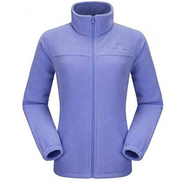 [해외] 카멜 크라운 여성 플리스 자켓 CAMEL CROWN Women Full Zip Fleece Jackets with Pockets Soft Polar Fleece Coat Jacket Sweater for Spring Outdoor - Blue-2