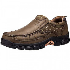 [해외] 카멜 크라운 남성 로퍼 CAMEL CROWN Mens Loafers Slip-On Loafer Leather Casual Walking Shoes Comfortable for Work Office Dress Outdoor - Khaki4050