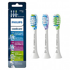 [해외] 필립스 소닉케어 교체용 칫솔 헤드 Philips Sonicare toothbrush head : C3 Premium Plaque Control, G3 Premium Gum Care & W3 Premium White, HX9073/65, 3 pk, White