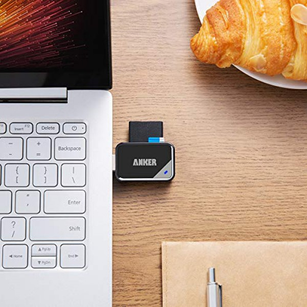 [해외] 앤커 2-in-1 USB 3.0 SD카드 리더기 Anker USB 3.0 SD Card Reader for SDXC, SDHC, SD, MMC, RS-MMC, Micro SDXC, Micro SD, Micro SDHC Card and UHS-I Cards