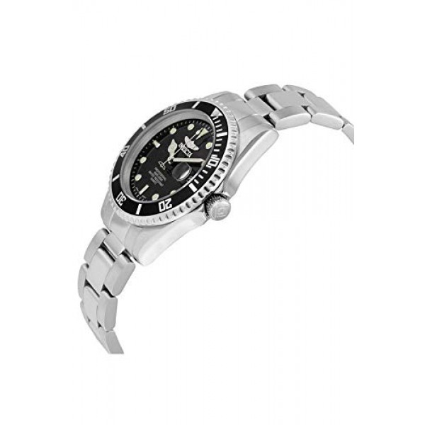 [해외] 인빅타 남성 프로다이버 아날로그 시계 Invicta Men's 8932OB Pro Diver Analog Quartz Silver; Dial color - Black Stainless Steel Watch