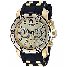 [해외] 인빅타 남성 프로다이버 시계(Model:17885) Invicta Men's Pro Diver Ion-Plated Stainless Steel Watch with Polyurethane Band