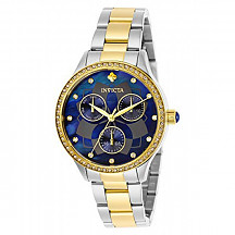 [해외] 인빅타 여성 와일드플라워 쿼츠(Model: 29101) Invicta Women's Wildflower Quartz Watch with Stainless Steel Strap, Two Tone, 22