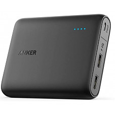 [해외] 앤커 파워코어 13000mAh 2포트 휴대용 충전기 Anker PowerCore 13000 C (USB-C Input only), Compact 13000mAh 2-Port Ultra Portable Phone Charger, Power Bank with PowerIQ and VoltageBoost Technology, for iPhone, Samsung Galaxy and More