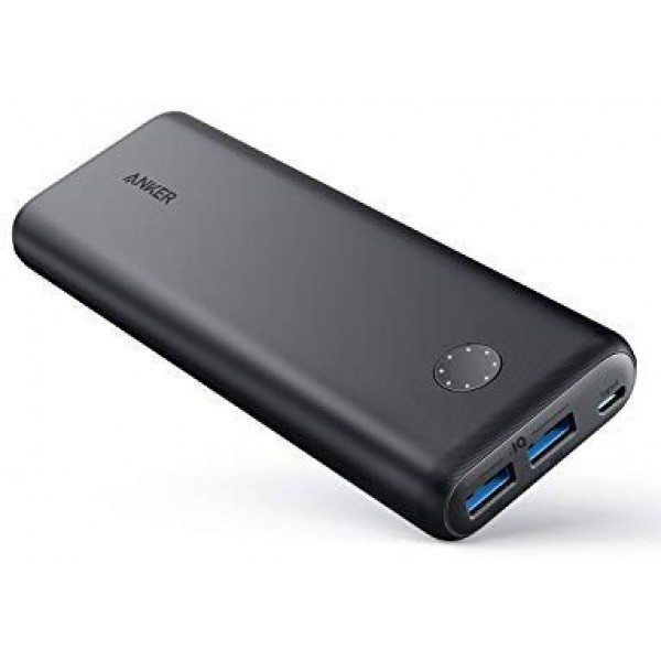 [해외] 앤커 파워코어 20100mAh 휴대용 충전지 Anker PowerCore II 20000, 20100mAh Portable Charger with Dual USB Ports, PowerIQ 2.0 (up to 18W Output) Power Bank, Fast Charging for iPhone, Samsung and More (Compatible with Quick Charge Devices)