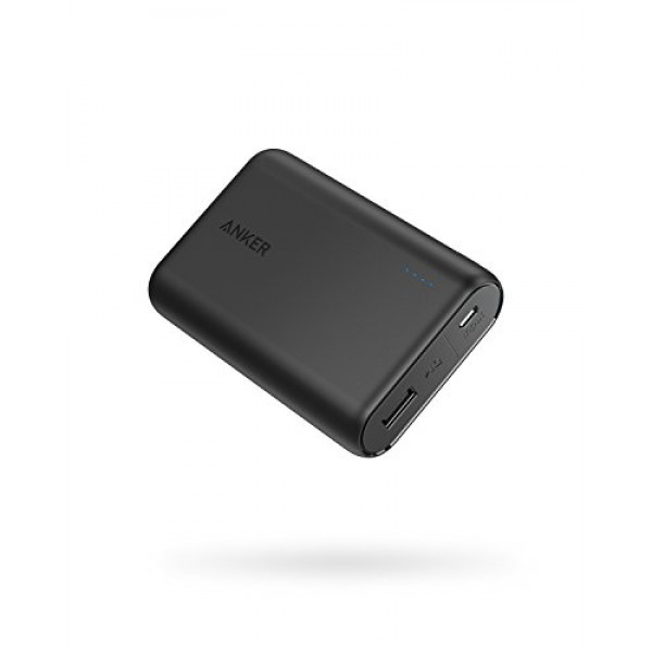 [해외] 앤커 파워코어 10000mAh 휴대용 충전기 Anker PowerCore 10000, One of The Smallest and Lightest 10000mAh External Batteries, Ultra-Compact Portable Charger, High-Speed Charging Technology Power Bank for Iphone, Samsung Galaxy and More