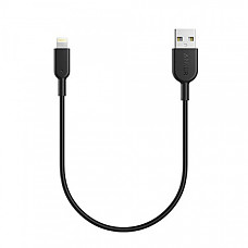 [해외] 앤커 파워라인2 아이폰 케이블 Anker Powerline II Lightning Cable (1ft), Probably The World's Most Durable Cable, MFi Certified for iPhone Xs/XS Max/XR/X / 8/8 Plus / 7/7 Plus / 6/6 Plus (Black)