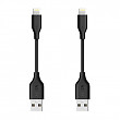 [해외] 앤커 파워라인 케이블 2 Pack Anker Powerline Lightning Cable (4 inch) Apple MFi Certified - Lightning Cables for iPhone Xs/XS Max/XR/X / 8/8 Plus / 7/7 Plus, iPad Mini / 4/3 / 2, iPad Pro Air 2