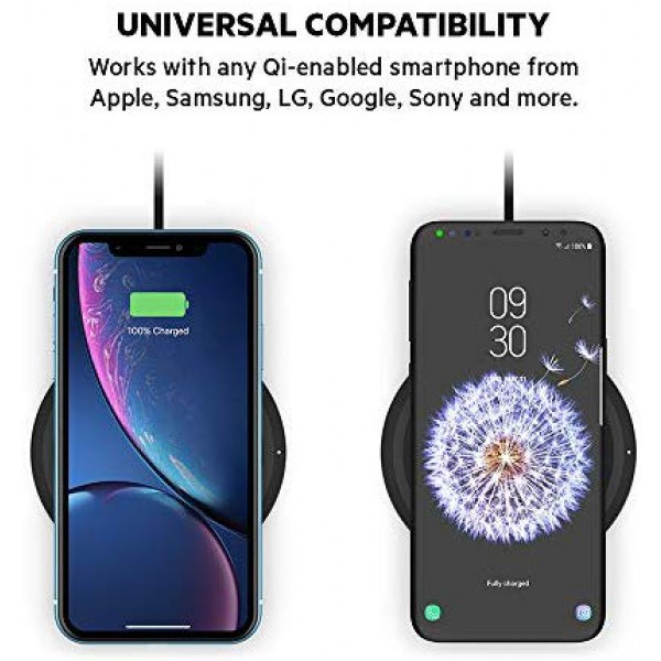 [해외] 벨킨 무선 충전기 Belkin Wireless Charger 5W - Boost Up Wireless Charging Pad, Standard Speed Wireless Charger for iPhone, Samsung, Google, LG, Sony, more
