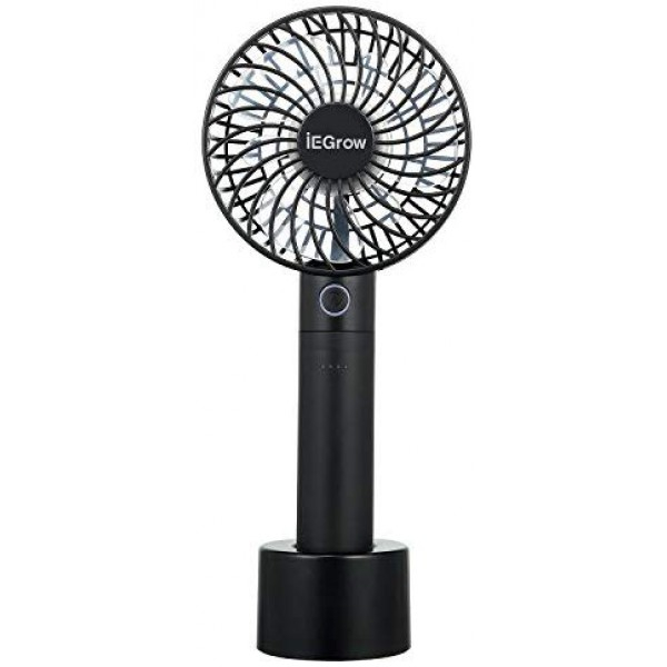 [해외] 휴대용 멀티 미니 선풍기 iEGrow Battery Multi-Functional Mini Handheld Fan, Black