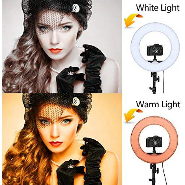[해외] 사진 및 영상 촬영용 LED 링라이트 iEGrow 12