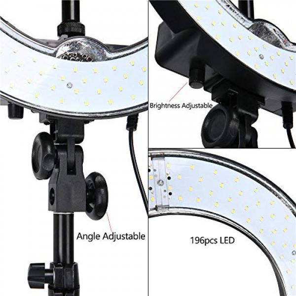 [해외] 사진 및 영상 촬영용 LED 링라이트 iEGrow 12