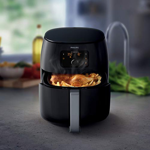 [해외] 필립스 프리미엄 에어프라이어 조리기구 HD9650/96 Philips Premium Digital Airfryer XXL with Fat Reduction Technology