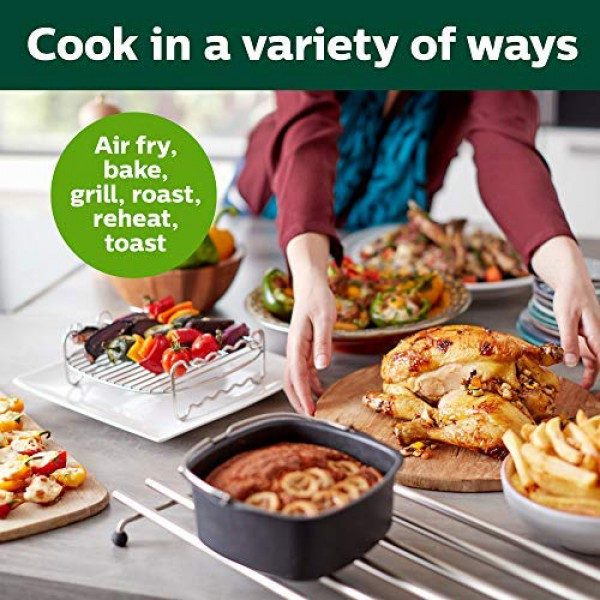 [해외] 필립스 프리미엄 에어프라이어 조리기구 HD9650/96 Philips Premium Digital Airfryer XXL with Fat Reduction Technology